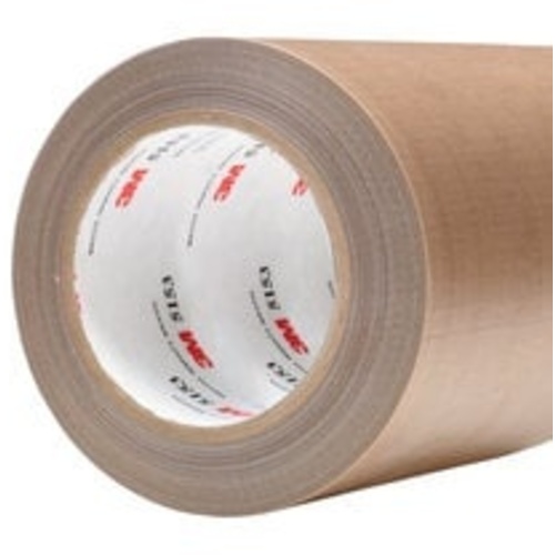 3M General Purpose PTFE Glass Cloth Tape 5153 Light Brown 19 1/2″ × 72 yd 8 mil