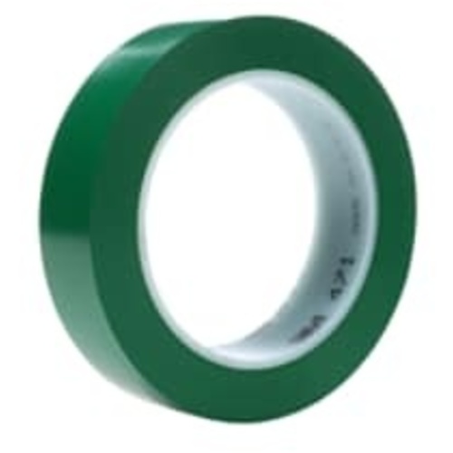 3M Vinyl Tape 471 Green 3/4″ × 36 yd 5.2 mil 
Individually Wrapped Conveniently Packaged