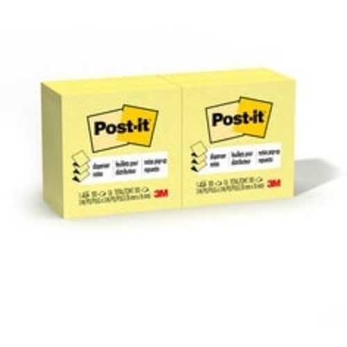 Post-it Pop-up Dispenser Notes R330-YW 3″ × 3″ (7.62 cm × 7.62 cm) Canary Yellow