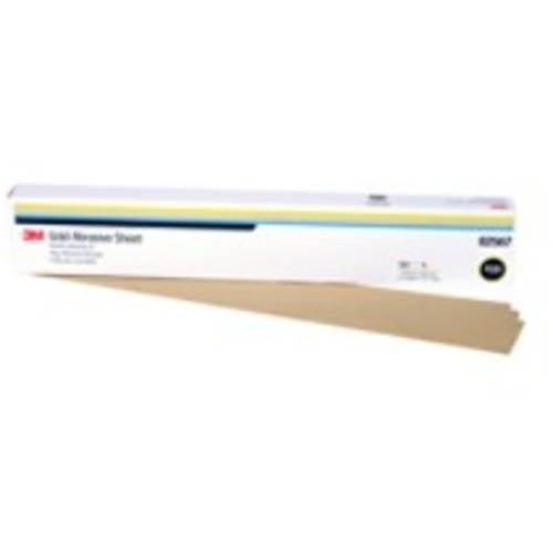 3M Gold Abrasive Sheet 02567 P220 grade 2 3/4″ × 17 1/2″ 50 sheets per sleeve