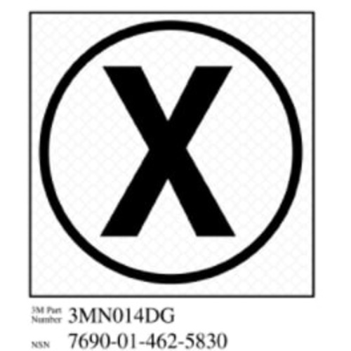 3M Diamond Grade Damage Control Sign 3MN014DG 