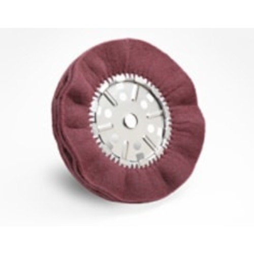 ‎Scotch-Brite High Strength Satin Pleated Buff Wheel HS-SB 4A Fine 19″ × 2″ × 2-1/4″