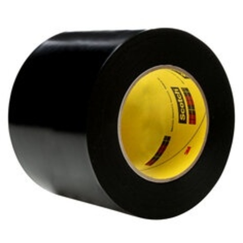 3M Vinyl Tape 472 Black 6″ × 36 yd 10.4 mil