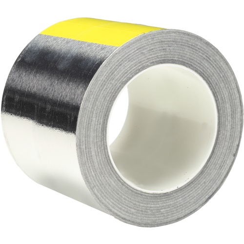 3M Conductive Aluminum Foil Tape 3302 Silver 4 in × 36 yd 3.5 mil 2
 rolls per case