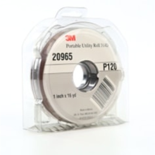 3M Portable Utility Cloth Roll 314D P120 J-weight 1″ × 16 yd