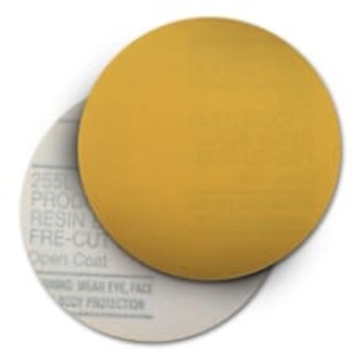 3M™ Hookit™ Gold Film Disc 255L, P220, 3 in x NH, 50/Carton, 200 ea/Case