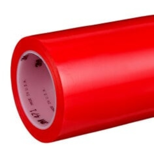 3M Vinyl Tape 471 Red 16″ × 36 yd 5.2 mil