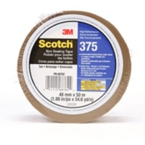 Scotch Box Sealing Tape 375 Tan 48 mm × 50 m