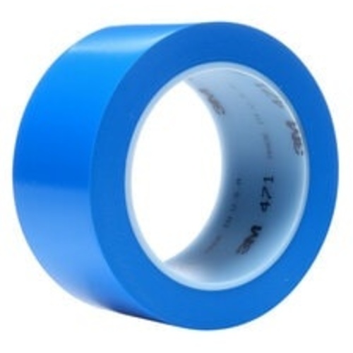 3M Vinyl Tape 471 Blue 3″ × 36 yd 5.2 mil 
Individually Wrapped Conveniently Packaged