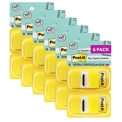 Post-it Flags 680-YW12 1″ × 1.7″ (25.4 mm × 43.2 mm) Canary Yellow