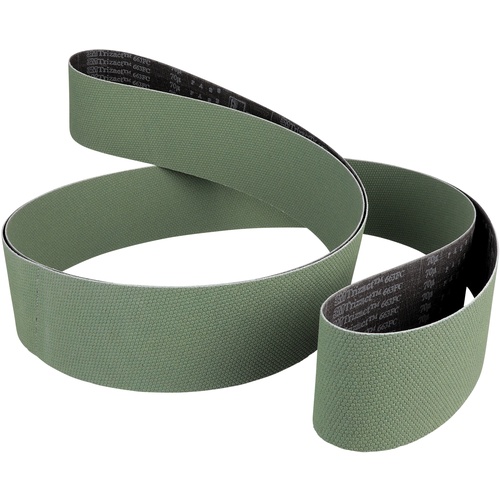 ‎3M Trizact Diamond Cloth Belt 663FC 70 Mic Green 1-3/4″ × 48″
