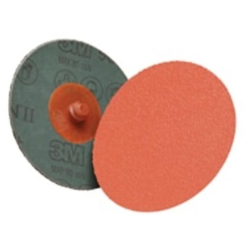 ‎3M™ Cubitron™ II Roloc™ Fibre Disc 987C, 60+, TR, 1-1/2 in, Die R150S,
50 per inner, 500 per case
