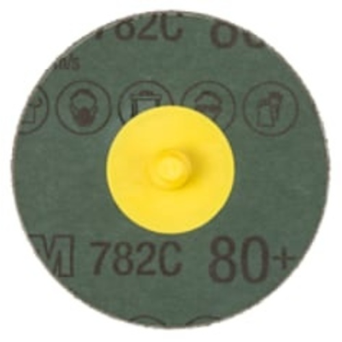 3M™ Roloc™ Fibre Disc 782C, 80+, TR, 1 in, Die R100N