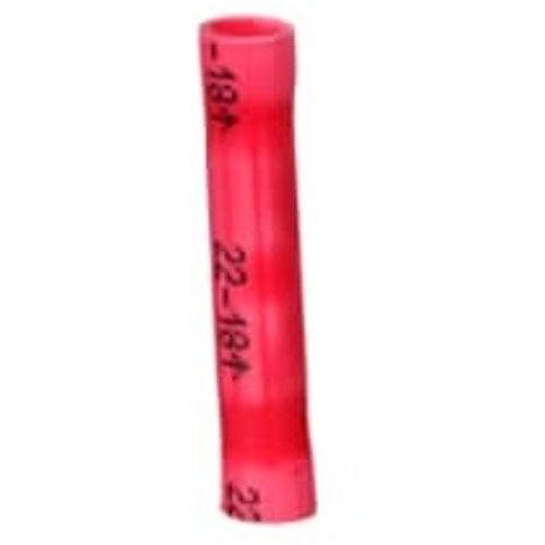 3M Scotchlok Butt Connector Vinyl Insulated 100/bottle MVU18BCX built-in wire stop for correct positioning