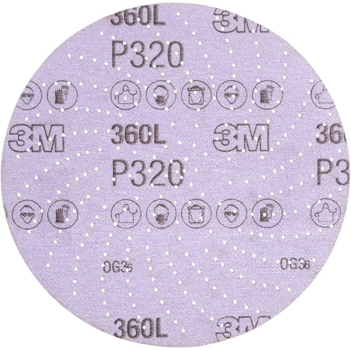 3M Xtract™ Hookit™ Film Disc 360L, 6 in P320, 100 per inner 500 per case