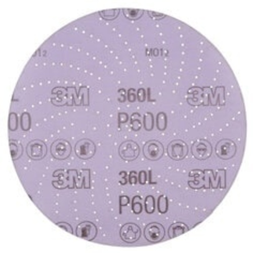 3M Xtract™ Hookit™ Film Disc 360L, 6 in P600, 100 per inner 500 per case