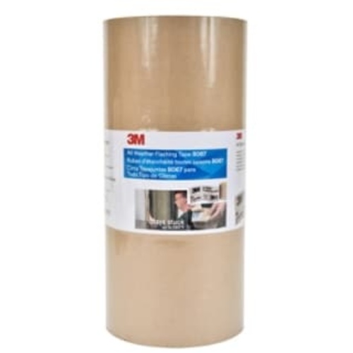 ‎3M All Weather Flashing Tape 8067 Tan 12″ × 75 ft Slit Liner (2-10 Slit)