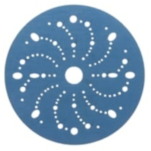 3M™ Hookit™ Blue Abrasive Disc 321U Multi-hole, 36182, 6 in, 500, 50
discs per carton, 4 cartons per case