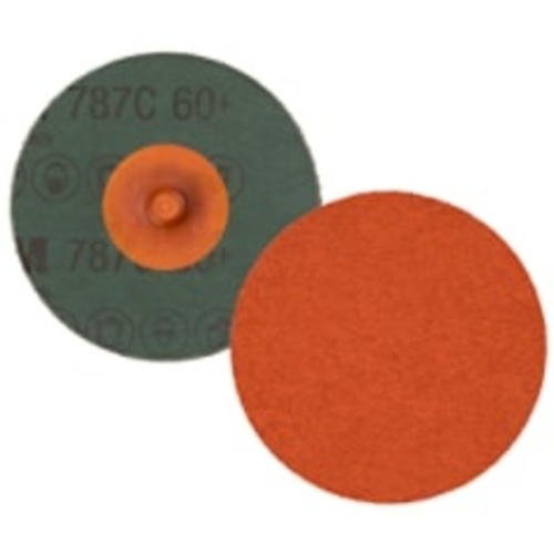 3M™ Roloc™ Fibre Disc 787C, 60+, TR, 2 in, Die R200P, 50 per inner, 200
per case