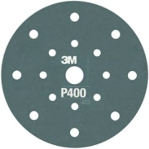 3M™ Hookit™ Flexible Abrasive Disc 270J, 34800, 6 in, Dust Free, P400,
25 discs per carton, 5 cartons per case