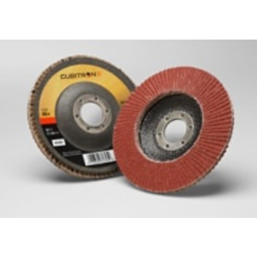 3M Cubitron II Flap Disc 969F 60+ T29 5″ × 7/8″