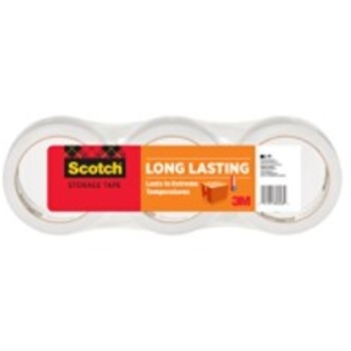 ‎Scotch Long Lasting Storage Packaging Tape 3650-3 1.88″ × 54.6 yd (48 mm × 50 m)