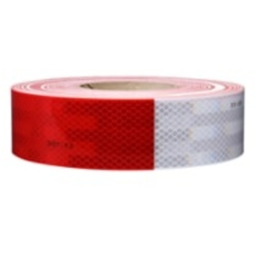 ‎3M Diamond Grade Conspicuity Marking Roll 983-32 Red/White 67764 1½″ × 150 ft