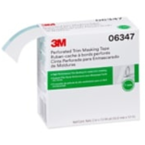 3M Perforated Trim Masking Tape 06347 7 mm Hard Band 50.8 mm × 10 m