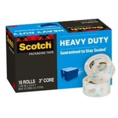 ‎Scotch Heavy Duty Shipping Packaging Tape 3850-18CP 1.88″ × 54.6 yd (48 mm × 50 m)