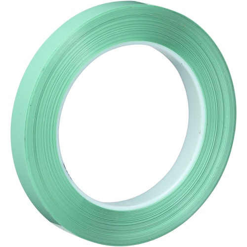3M Polyester Tape 876 Green 1/2″ × 72 yd 3.1 mil
