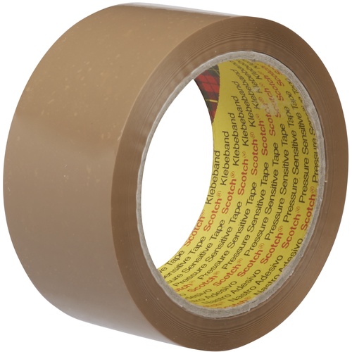 Scotch Custom Printed Box Sealing Tape 371CP Tan 72 mm × 100 m