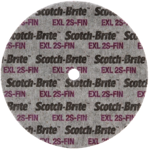 Scotch-Brite EXL Unitized Wheel 8″ × 1/4″ × 3″ 2S FIN