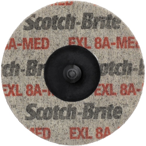 Scotch-Brite Roloc EXL Unitized Wheel TR 3″ × 1/8″ 8A MED