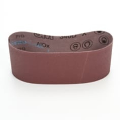 3M Cloth Belt 340D P220 X-weight 6″ × 48″ Top Butt 45 Degree Angle