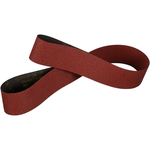 3M Cubitron II Cloth Belt 966F 36+ YF-weight 4″ × 106″ Film-lok Single-flex