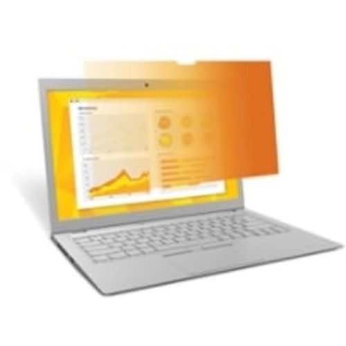 3M Gold Privacy Filter 14″ Laptop with COMPLY Attachment System GF140W9B