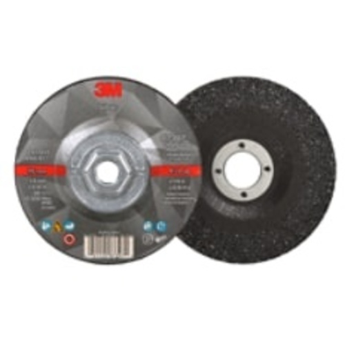 ‎3M Silver Depressed Center Grinding Wheel 87397 T27 Quick Change 4.5″ × 1/4″ × 5/8-11