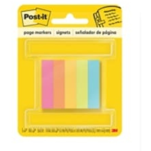 ‎Post-it Page Marker 670-5AN 1/2″ × 1 7/8″ (12 7 mm × 47 6 mm) Assorted Colors