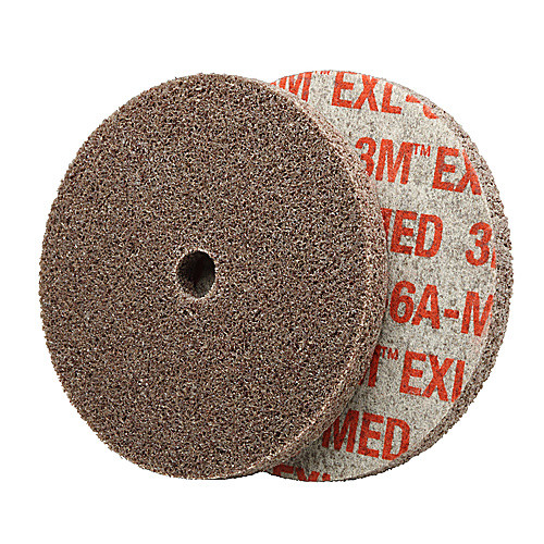 Scotch-Brite EXL Unitized Wheel XL-UW 6A Medium 1/2″ × 1/8″ × 1/8″