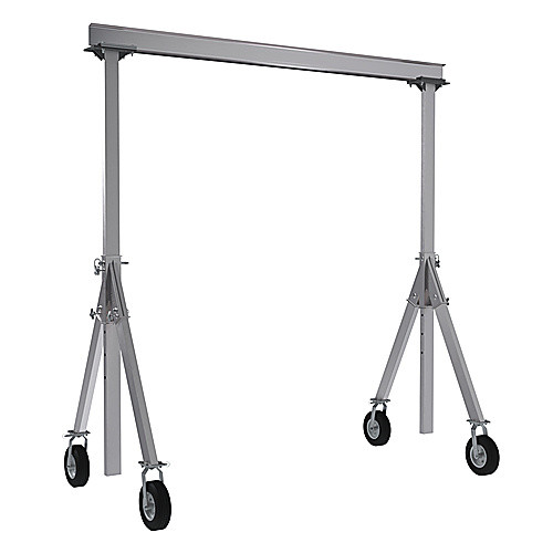 Aluminum Gantry Crane W/Pnu Caster 8 × 12