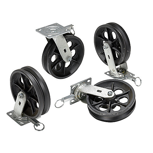 Alum Gantry Crane V-Groove Wheels 8 × 2