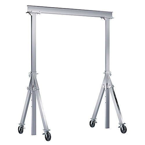 Adjustable Aluminum Gantry Crane 4K 10 × 8 TL Casters