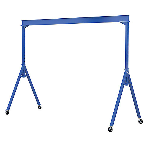 Adjustable Height Steel Gantry Crane 4K 15 × 7 VG Casters
