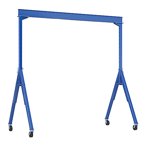 Adjustable Height Steel Gantry Crane 6K 10 × 12 TL Casters