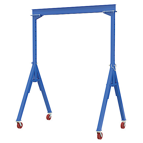 Adjustable Height Steel Gantry Crane 6K 15 × 10 VG Casters