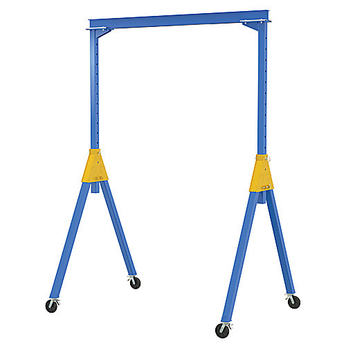 Knockdown Adjustable Steel Gantry Crane 4K 15 × 16 TL Casters