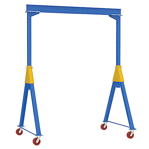 Knockdown Adjustable Steel Gantry Crane 8K 15 × 16 VG Casters