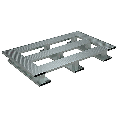 Heavy Duty Aluminum Half Pallet Skid Bottom 40 × 24