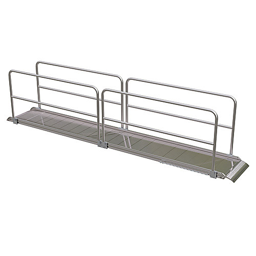 Alum Walk Ramp Handrail Overlap 192 × 28″