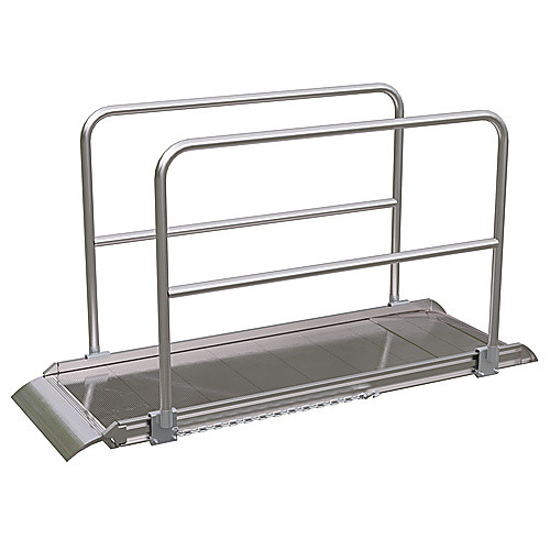 Alum Walk Ramp Handrail Overlap 96 × 28″